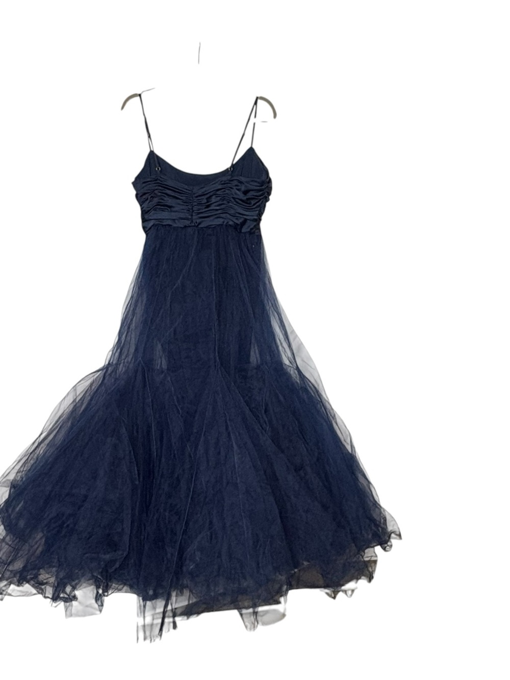 Hutch Blue Tulle Toni Barre Tiered Maxi Gown | 12 - Picture 4 of 10